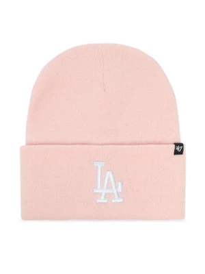 47 Brand Czapka Mlb Los Angeles Dodgers Haymaker 47 Cuff Knit B-HYMKR12ACE-PK Różowy