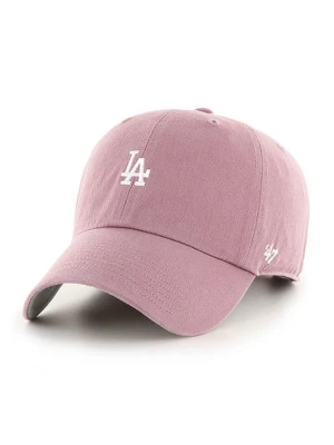 Zdjęcie produktu 47 brand Czapka MLB Los Angeles Dodgers kolor różowy z aplikacją B-BSRNR12GWS-QC