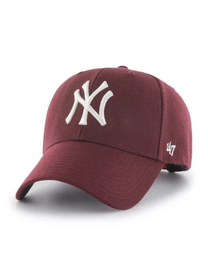47 brand - Czapka MLB New York Yankees bordowy