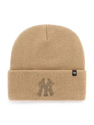 Zdjęcie produktu 47 brand czapka MLB New York Yankees kolor beżowy B-HYMKR17ACE-KHL