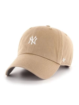 Zdjęcie produktu 47 brand Czapka MLB New York Yankees kolor beżowy z aplikacją B-BSRNR17GWS-KH