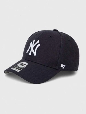 47 brand Czapka MLB New York Yankees kolor granatowy z aplikacją