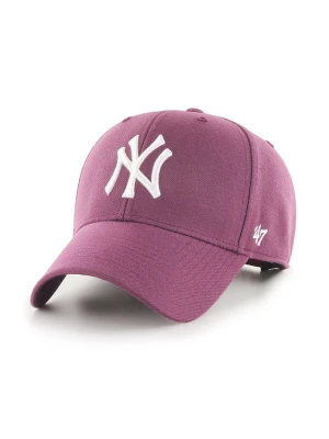 47 brand - Czapka New York Yankees fioletowy