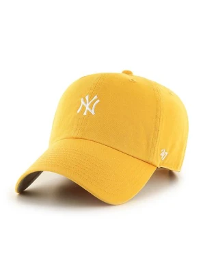 47 brand czapka New York Yankees kolor żółty z aplikacją