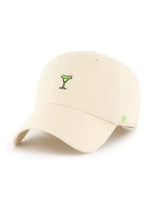 47 brand czapka z daszkiem bawełniana Cocktail Base Runner Icon kolor beżowy gładka XX-BSRIC1410GWS-NT