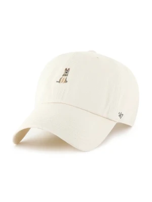 47 brand czapka z daszkiem bawełniana Dog Base Runner Icon kolor beżowy XXD-BSRIC17GWS-NT