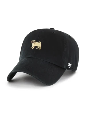 47 brand czapka z daszkiem bawełniana Dog Base Runner Icon kolor czarny gładka XX-BSRIC1411GWS-BKH