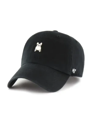 47 brand czapka z daszkiem bawełniana Dog Base Runner Icon kolor czarny gładka XX-BSRIC284GWS-BK05