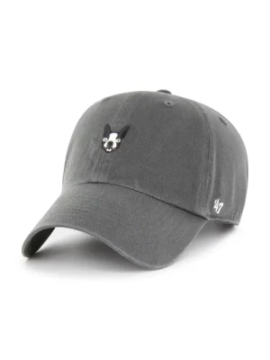 47 brand czapka z daszkiem bawełniana Dog Base Runner Icon kolor szary gładka XX-BSRIC284GWS-CCB