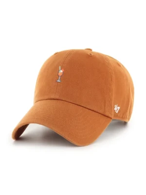 47 brand czapka z daszkiem bawełniana Drink Base Runner Icon kolor pomarańczowy z aplikacją XX-BSRIC1411GWS-BO
