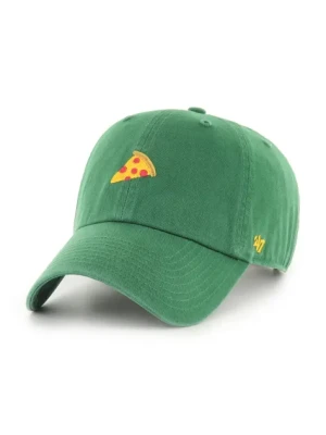 47 brand czapka z daszkiem bawełniana Food Base Runner Icon kolor zielony z aplikacją XX-BSRIC1411GWS-RN