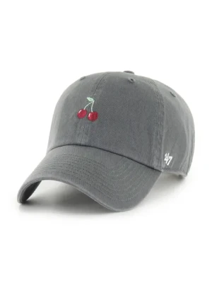 47 brand czapka z daszkiem bawełniana Fruit Base Runner Icon kolor szary z aplikacją XX-BSRIC1411GWS-CCH