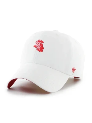 47 brand czapka z daszkiem bawełniana MLB Chicago White Sox kolor biały gładka B-CHPCU06GWS-WH