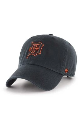 47 brand czapka z daszkiem bawełniana MLB Detroit Tigers kolor czarny z aplikacją B-RGW09GWSNL-BKC