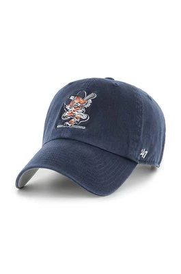 47 brand czapka z daszkiem bawełniana MLB Detroit Tigers kolor granatowy z aplikacją BCPTN-DBLUN09GWS-NY99