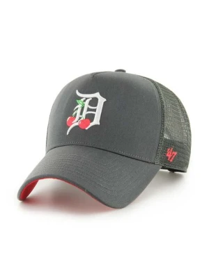 47 brand czapka z daszkiem bawełniana MLB Detroit Tigers kolor szary z aplikacją B-ICNDT09CTP-CC