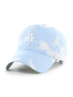 47 brand czapka z daszkiem bawełniana MLB LA Dodgers kolor niebieski gładka B-ITCCU12PTS-LC