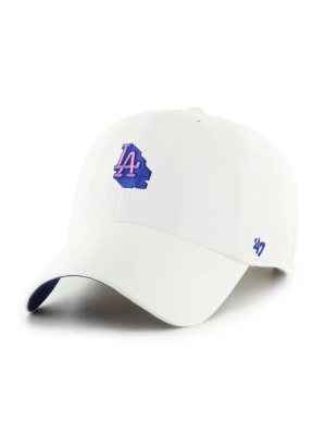 47 brand czapka z daszkiem bawełniana MLB Los Angeles Dodgers biały