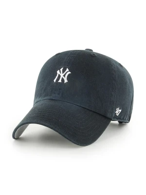 47 brand czapka z daszkiem bawełniana MLB New York Yankees czarny