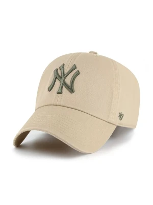 47 brand czapka z daszkiem bawełniana MLB New York Yankees beżowy