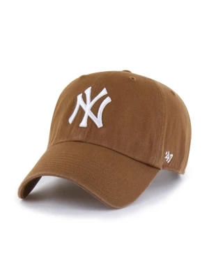 47 brand czapka z daszkiem bawełniana MLB New York Yankees brązowy