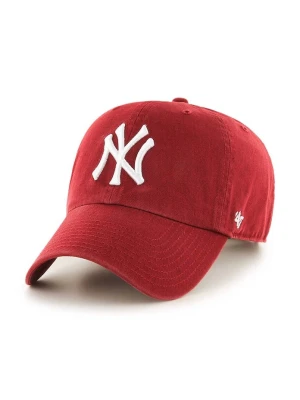 47 brand czapka z daszkiem bawełniana MLB New York Yankees czerwony