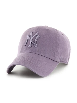 47 brand czapka z daszkiem bawełniana MLB New York Yankees fioletowy