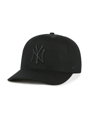 47 brand czapka z daszkiem bawełniana MLB New York Yankees kolor czarny B-FHTCH17GWP-BKB