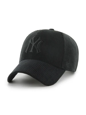 47 brand czapka z daszkiem bawełniana MLB New York Yankees kolor czarny B-THCKM17EWS-BKA