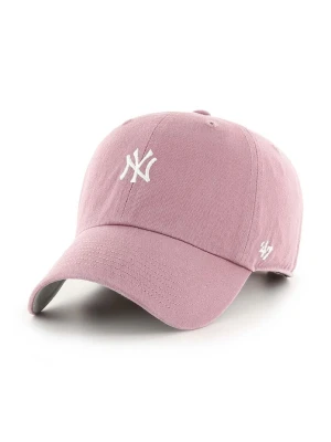 47 brand czapka z daszkiem bawełniana MLB New York Yankees różowy