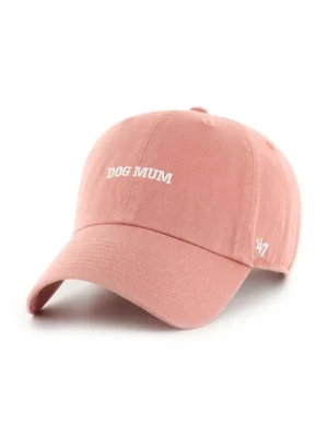47 brand czapka z daszkiem bawełniana Phrase Base Runner Icon kolor różowy gładka XX-BSRIC1411GWS-AK