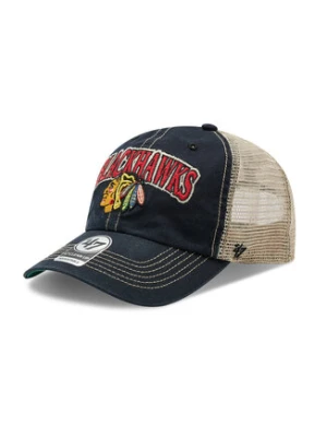 47 Brand Czapka z daszkiem Chicago Blackhawks H-TSCLA04LAP-VB Czarny