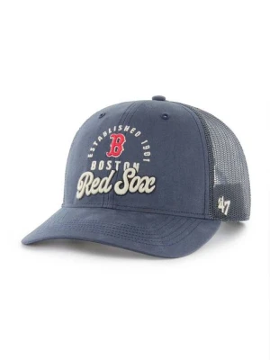 47 brand czapka z daszkiem MLB Boston Red Sox kolor czarny z aplikacją B-PITST02BXP-VNB