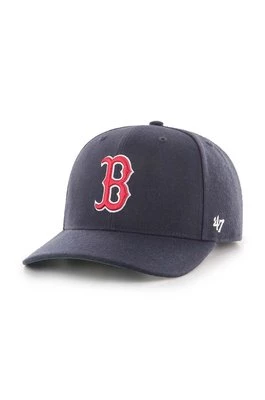 47 brand czapka z daszkiem MLB Boston Red Sox kolor granatowy z aplikacją B-CLZOE02WBP-NY