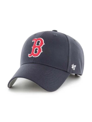 47 brand czapka z daszkiem MLB Boston Red Sox kolor granatowy z aplikacją B-MVP02WBV-NYM