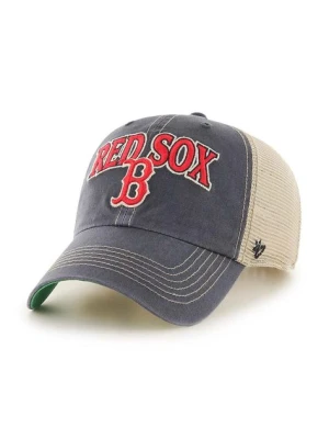 47 brand czapka z daszkiem MLB Boston Red Sox kolor granatowy z aplikacją B-TSCLA02LAP-VN