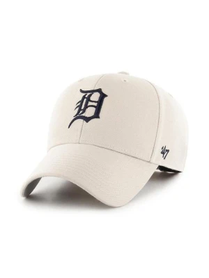 Zdjęcie produktu 47 brand Czapka z daszkiem MLB Detroit Tigers kolor beżowy z aplikacją