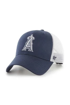 47 brand czapka z daszkiem MLB LA Angels kolor granatowy z aplikacją B-BLMSH04GWP-NY