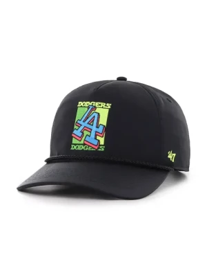 47 brand czapka z daszkiem MLB LA Dodgers Sundale kolor czarny z aplikacją B-SDLHT12BBP-BK