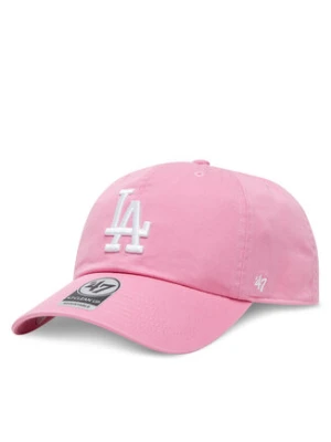 47 Brand Czapka z daszkiem MLB Los Angeles Dodgers '47 CLEAN UP B-RGW12GWS Różowy