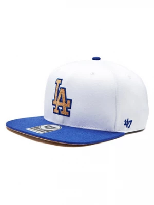 47 Brand Czapka z daszkiem MLB Los Angeles Dodgers Corkscrew 47 CAPTAIN B-CORKS12WBP-WH Biały