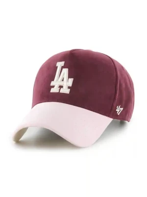 47 brand czapka z daszkiem MLB Los Angeles Dodgers kolor bordowy B-USMDT12USS-KM