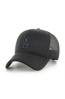 47 brand czapka z daszkiem MLB Los Angeles Dodgers kolor czarny z aplikacją B-TRTFM12KPP-BK