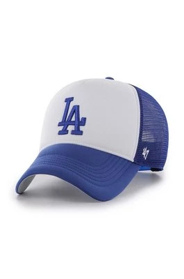 47 brand czapka z daszkiem MLB Los Angeles Dodgers kolor niebieski z aplikacją B-TRTFM12KPP-RY