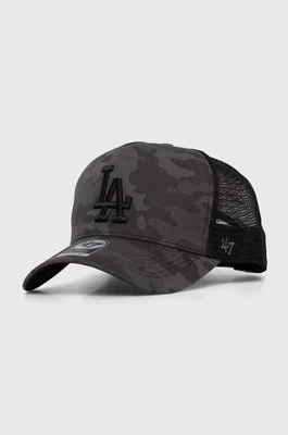 47 brand czapka z daszkiem MLB Los Angeles Dodgers kolor szary wzorzysta B-TCMDT12LAP-CC