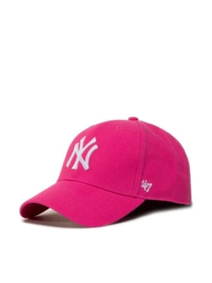 47 Brand Czapka z daszkiem Mlb New York Yankees '47 Mvp Snapback B-MVPSP17WBP-MA Różowy