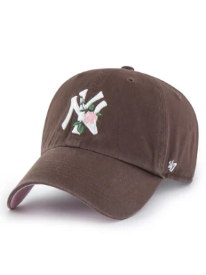 47 Brand Czapka z daszkiem MLB New York Yankees B-THRNC17GWS Brązowy