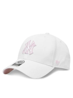 47 Brand Czapka z daszkiem MLB New York Yankees In The Clouds ’47 MVP B-ITCMP17CTP Biały