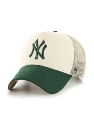 47 brand czapka z daszkiem MLB New York Yankees kolor beżowy B-BPTOM17CNP-NTA