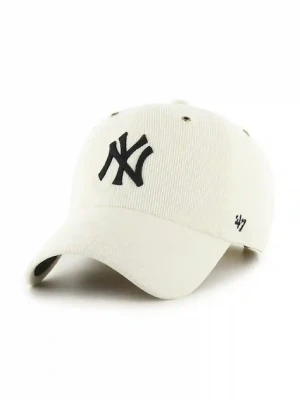 47 brand czapka z daszkiem MLB New York Yankees kolor biały B-TCDCU17IWS-SSA